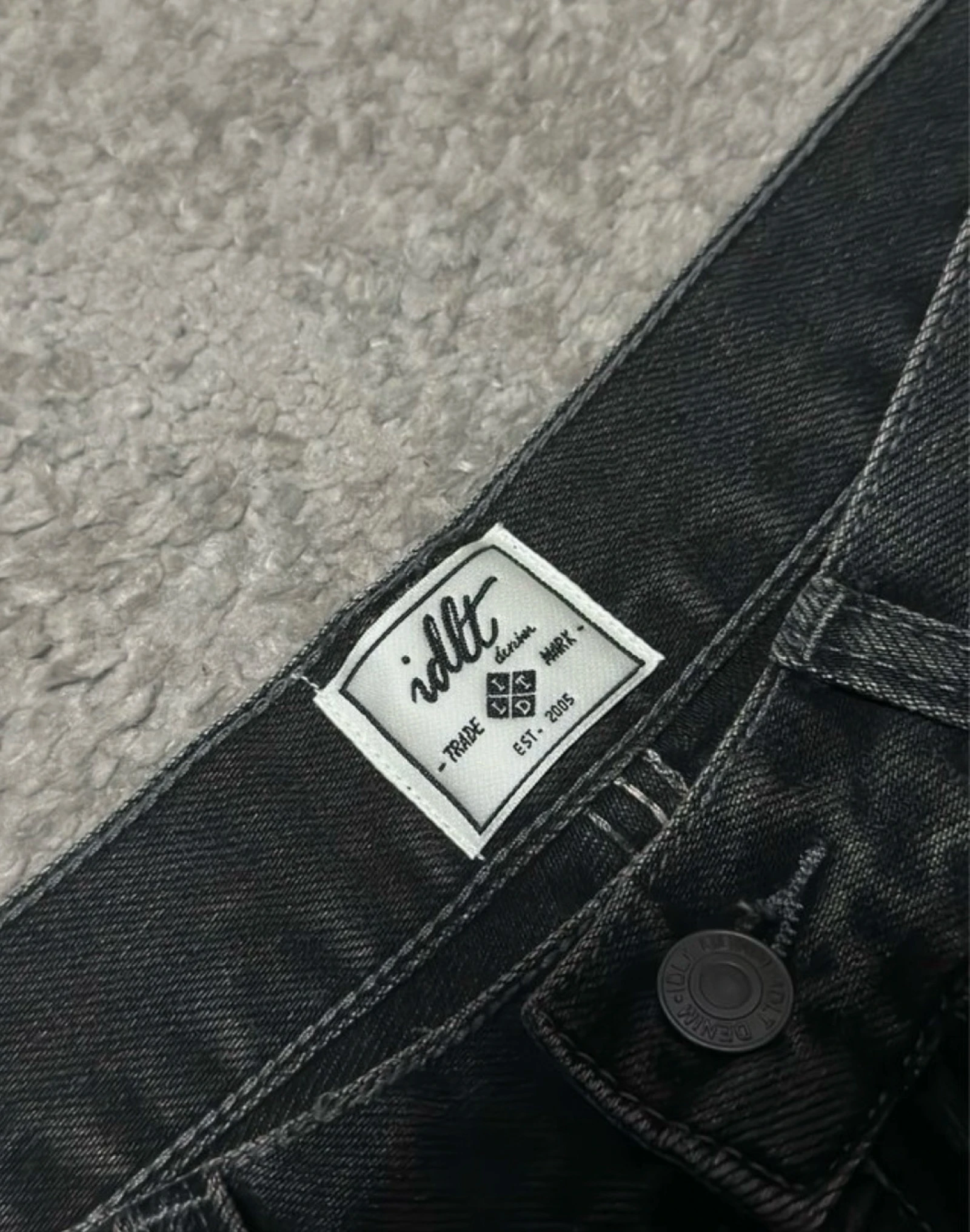 IDLT Vintage Baggy Zwarte Jeans – photo 4